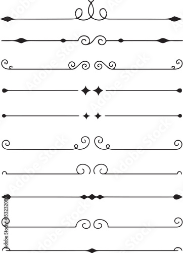 Decorative Border Line Vector Collection