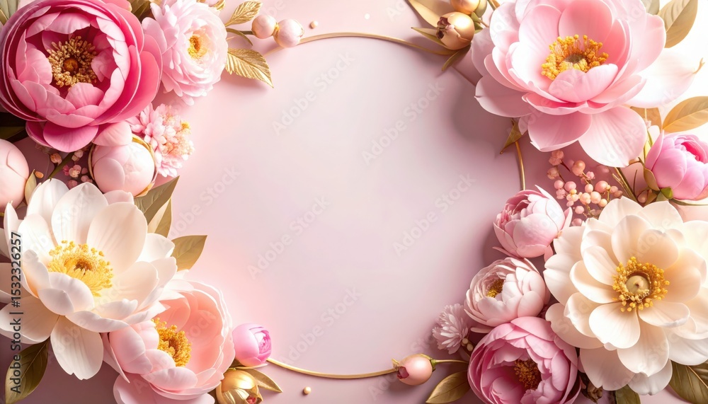 Obraz premium Floral arrangement display studio decorative image elegant environment close-up view nature aesthetics