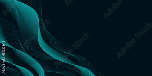 Vector abstract light lines in high speed technology concept. Image of speed on the road. Abstract background with neon glow.
