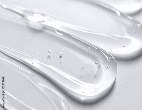 美容クリーム　透明のジェル　イメージ素材