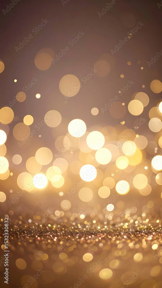 Sparkling golden bokeh effect studio digital artwork abstract close-up light and color play Sparkling golden bokeh effect studio digital artwork abstract close-up light and color play
