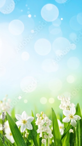 Spring blossoms blooming in nature garden scene floral photography soft light tranquil atmosphere