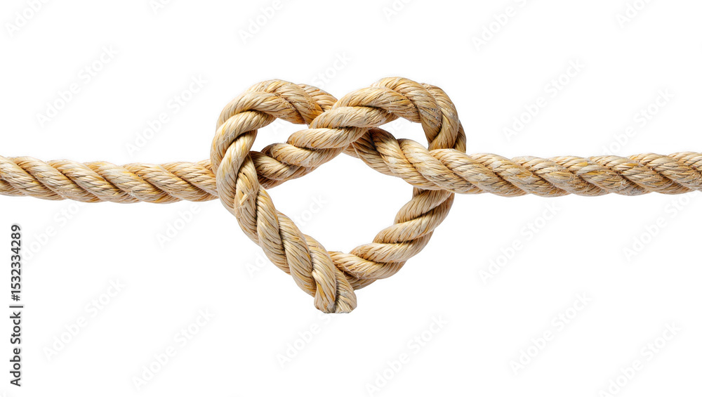 Obraz premium Rope Heart Knot