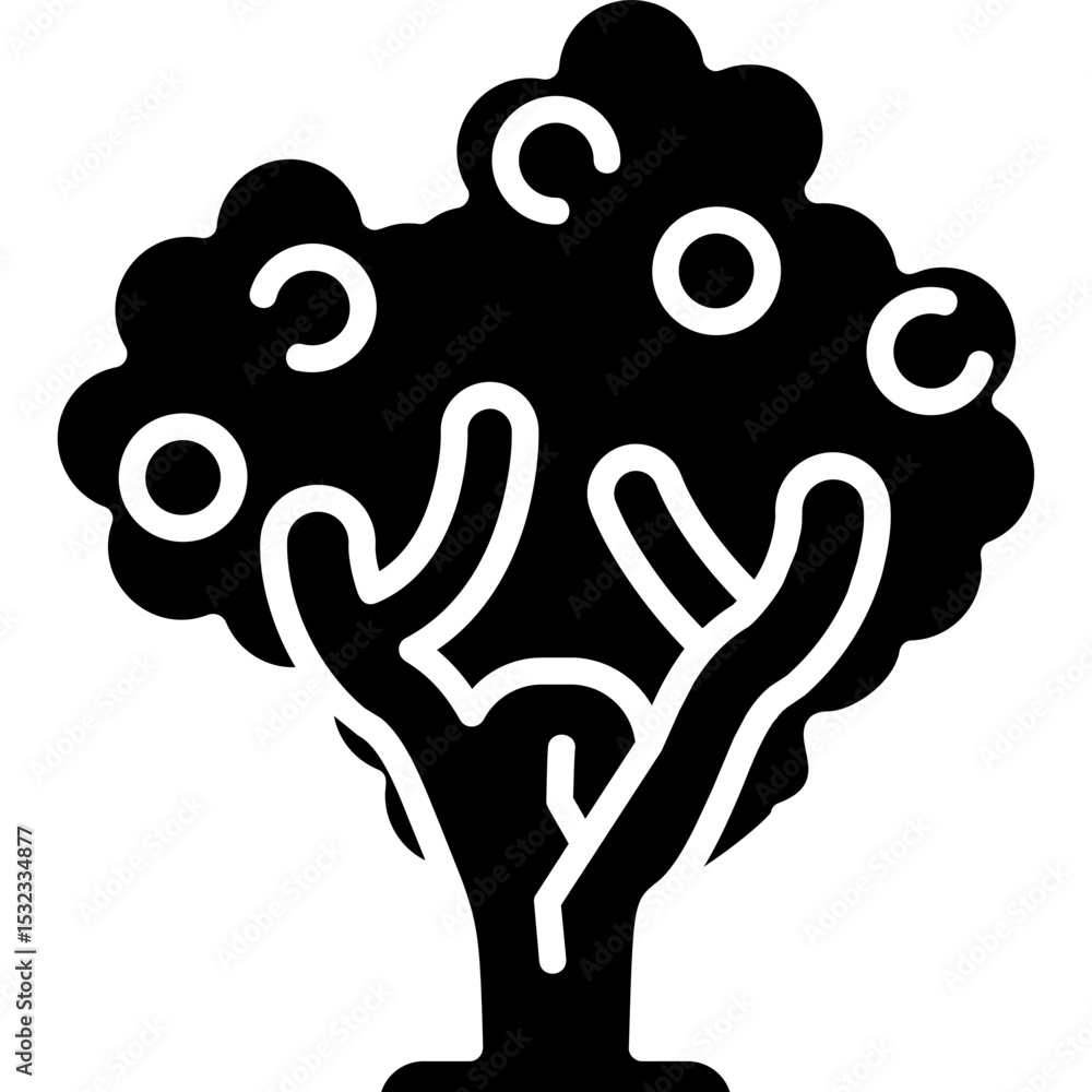 Naklejka premium Tree Icon