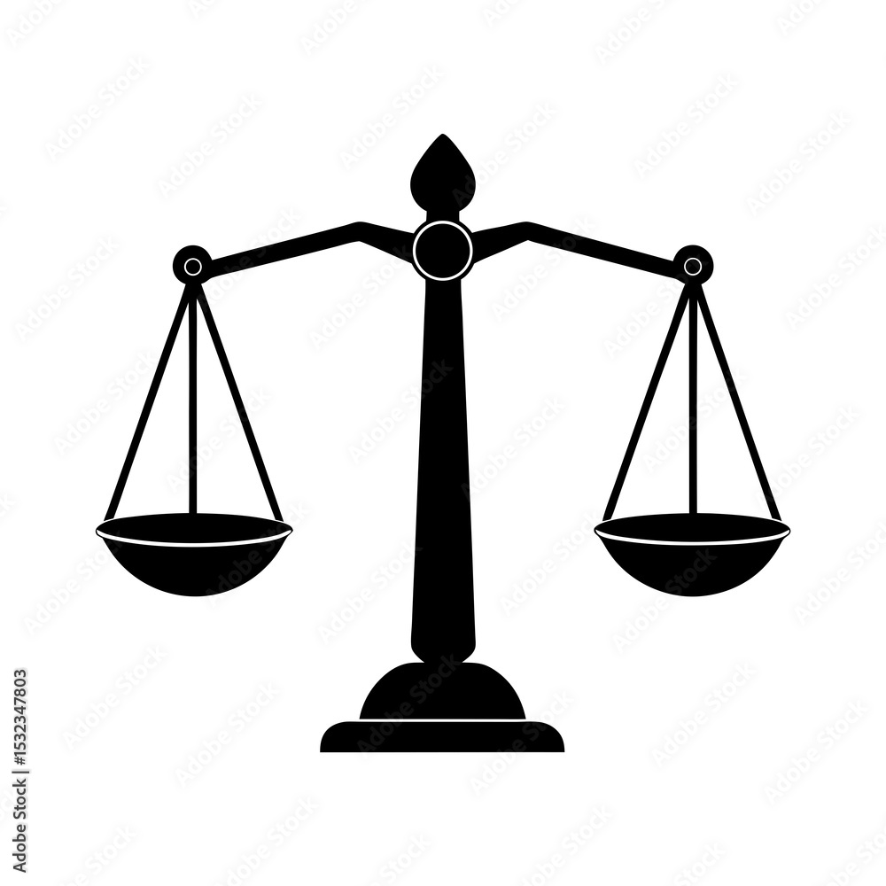 scales of justice isolated scales of justice isolated
