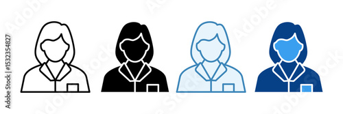 Reception  Icon Set Multiple Style Collection