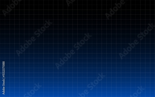 Blue tech black background grid line squre black sheet plotting page abstract video background blank empty technical design graph paper seamless pattern notebook architecture drawing