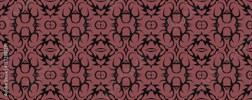 Vintage background. Seamless texture. Gothick style. Abstract forms. Seamless vintage background. Texture for wallpaper and fabric