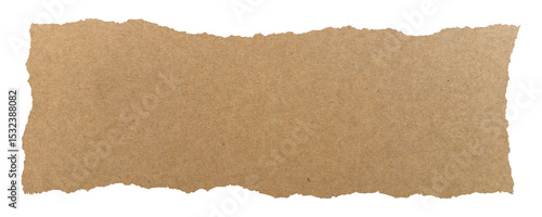 Foto Brown paper torn ripped message background