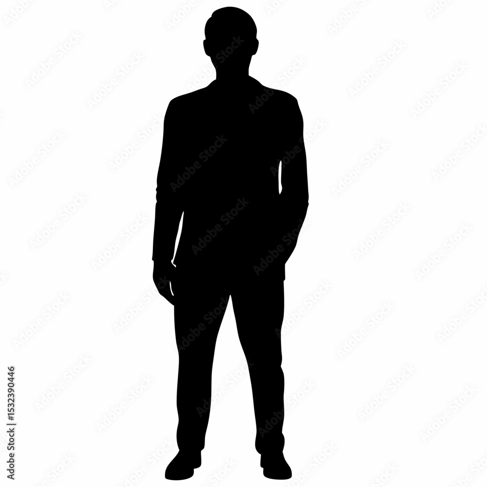 Fototapeta premium business man silhouette