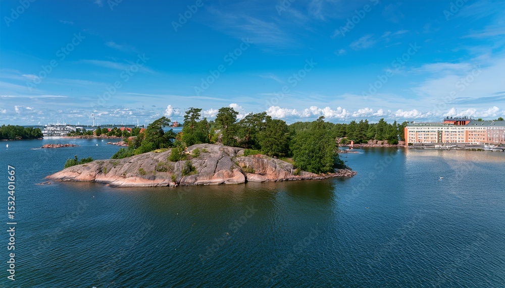 view of the lonna island in summer helsinki finland view of the lonna island in summer helsinki finland
