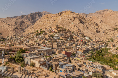 View of Akre town, Kurdistan Region of Iraq