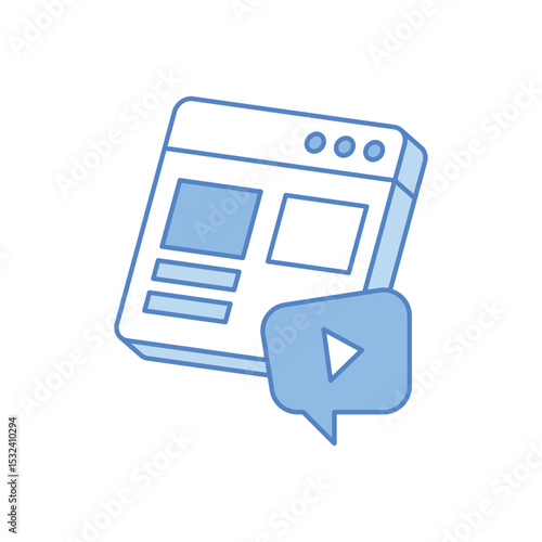 CMS  Vector icon