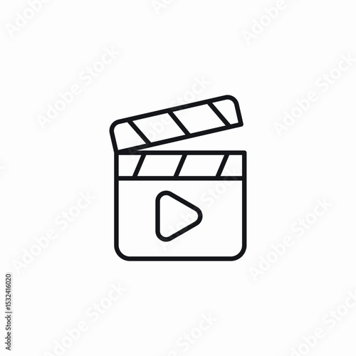 video movie icon sign vector
