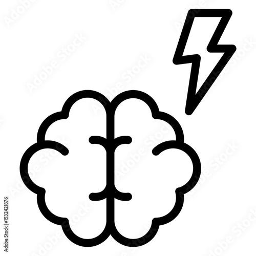Vector Design Brainstorming Icon Style