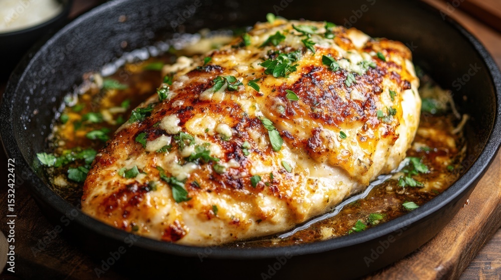 Garlic Parmesan Chicken crusted herb Garlic Parmesan Chicken crusted herb