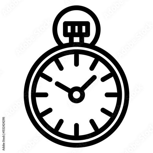 Vector Design Stopwatch Icon Style