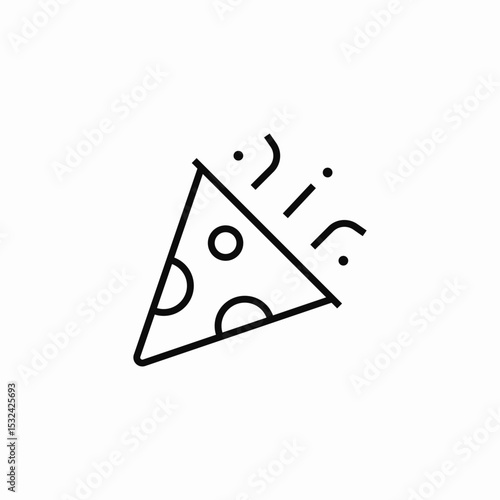 party confetti icon sign vector