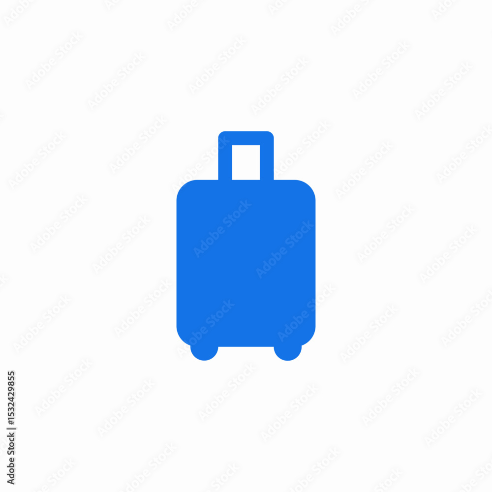 handle luggage icon sign vector handle luggage icon sign vector
