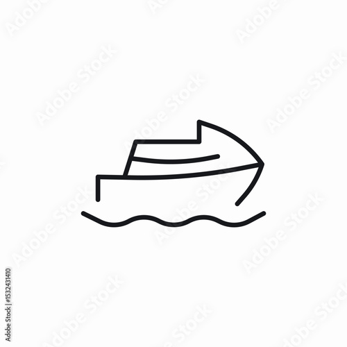 water scooter icon sign vector