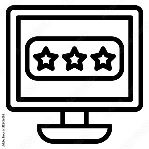 Vector Design Positive Review Icon Style