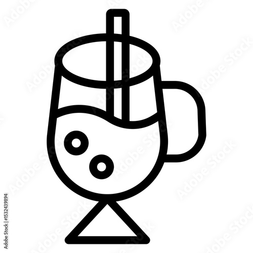 Vector Design Mulled Wine Icon Style