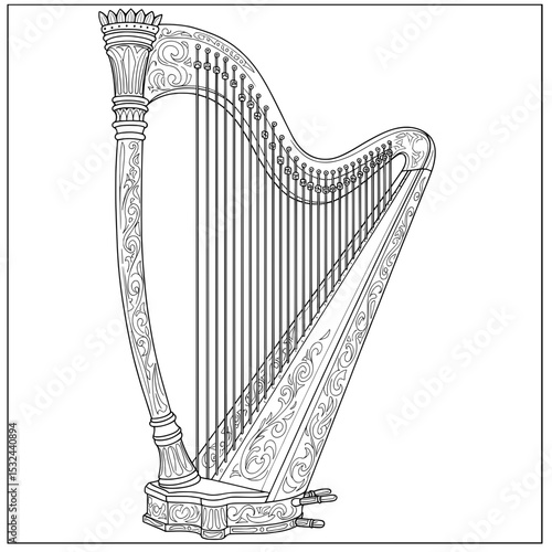 Ornate Harp
