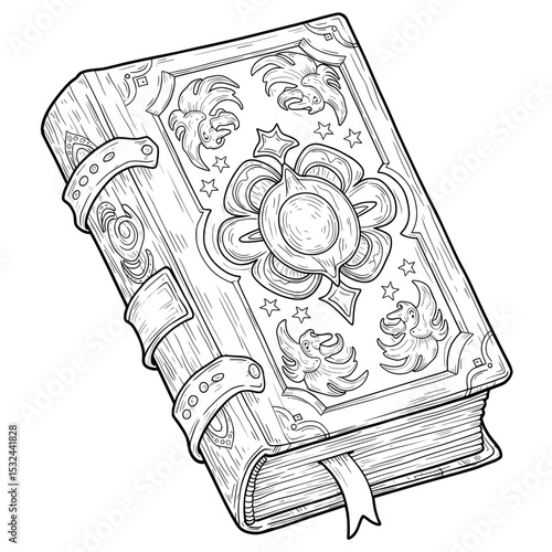 Ornate tome
