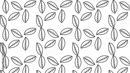 Strokes leaf pattern, creative and decent leaf pattern