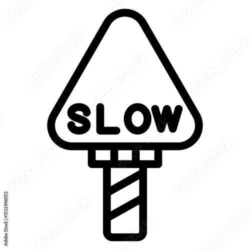Vector Design Slow Icon Style