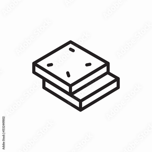 stairs concrete
icon vector 