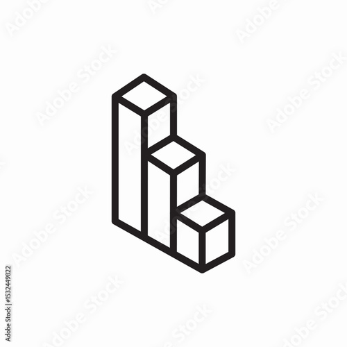 statistics chart
icon vector 