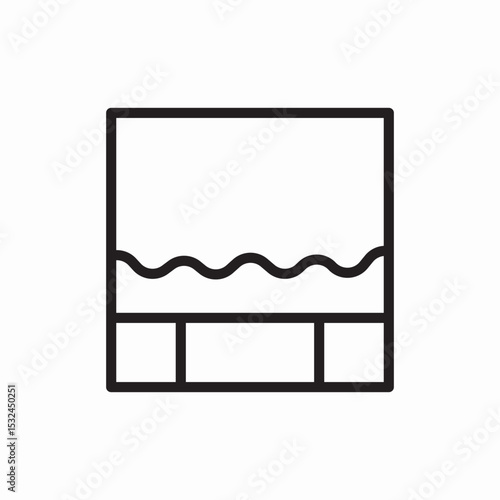 wall concrete
icon vector 