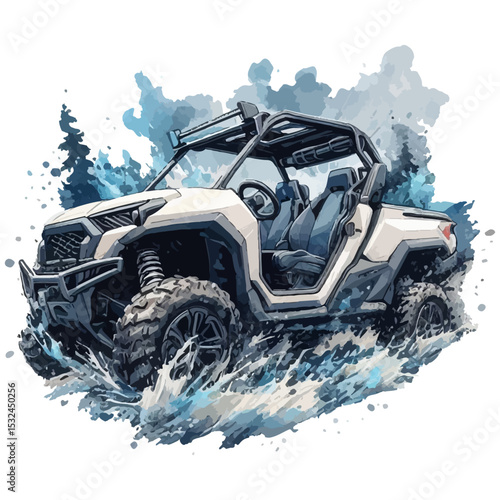 UTV Clipart, Utility Terrain vehicle, Off-Road Motorcycle, Trail vehicle