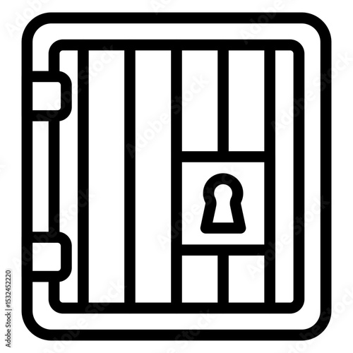 Vector Design Jail Icon Style