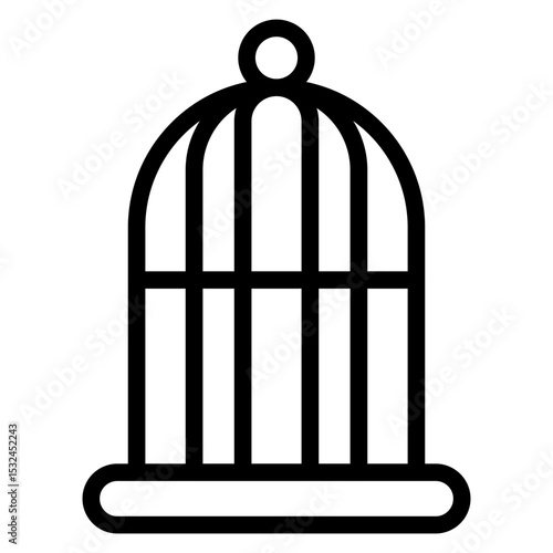 Vector Design Birdcage Icon Style