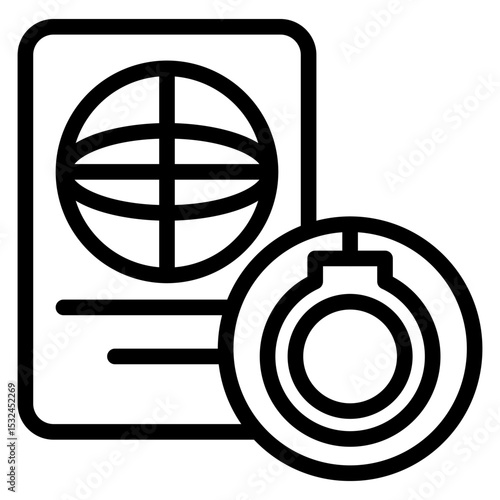 Vector Design Deported Icon Style