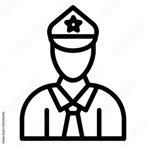 Vector Design Security Guard Icon Style