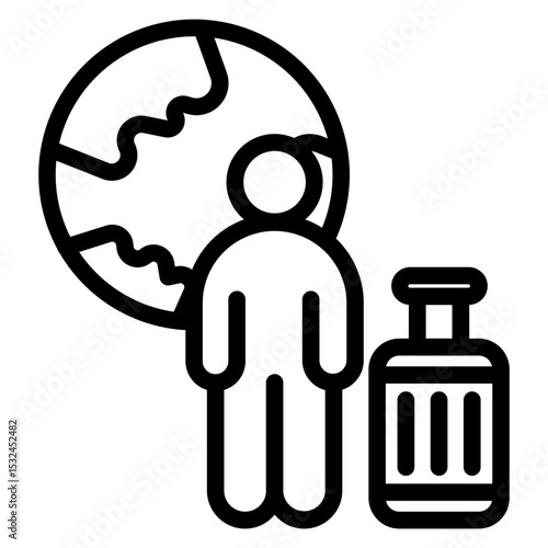 Vector Design Migration Icon Style