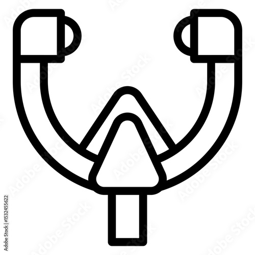 Aeroplane Steering Wheel Icon Style