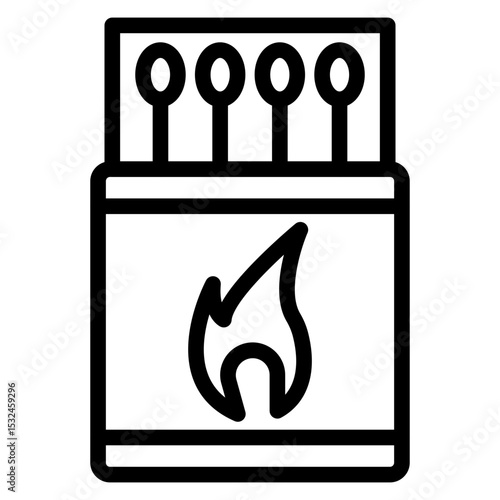 Vector Design Matches Icon Style