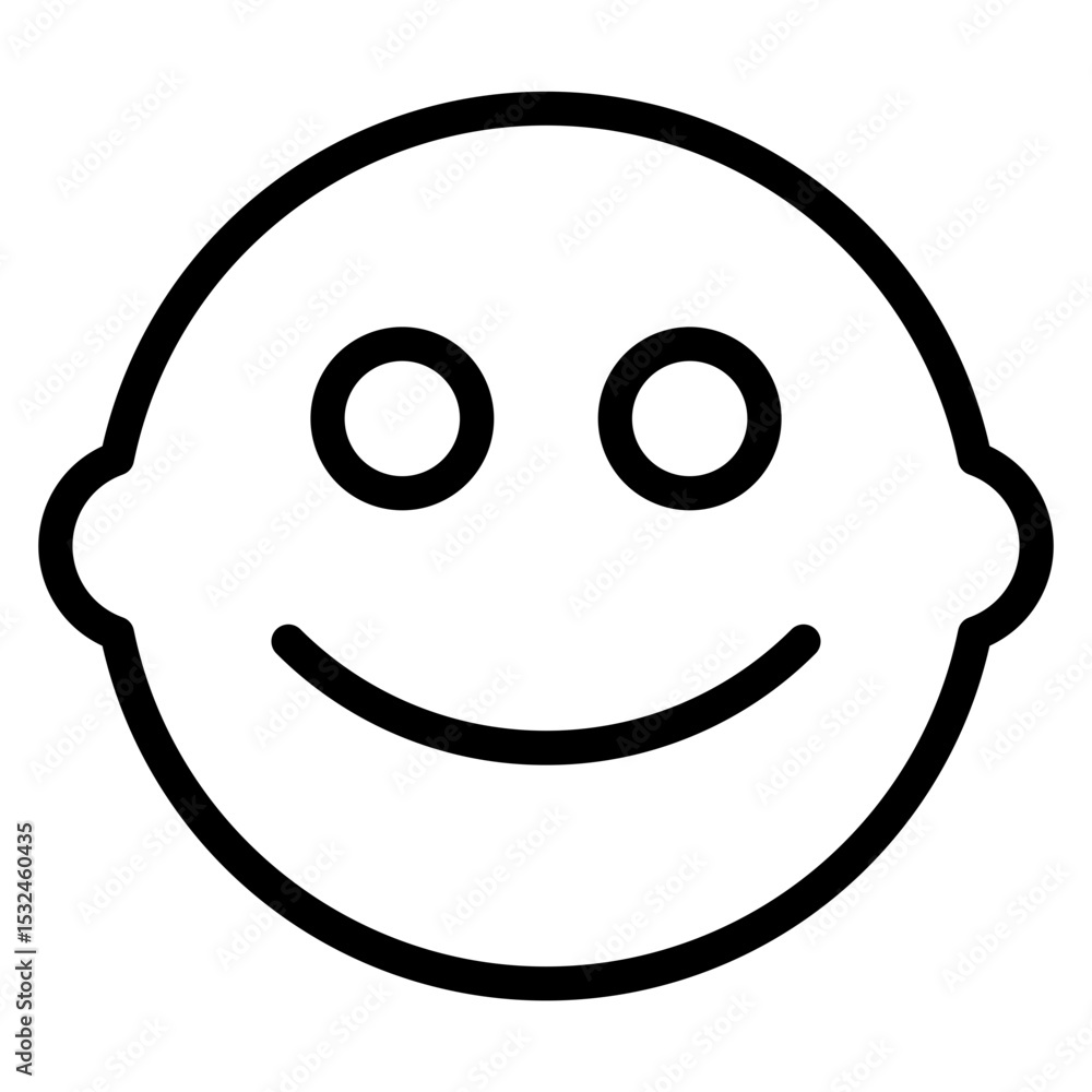 Fototapeta premium Vector Design Smile Icon Style