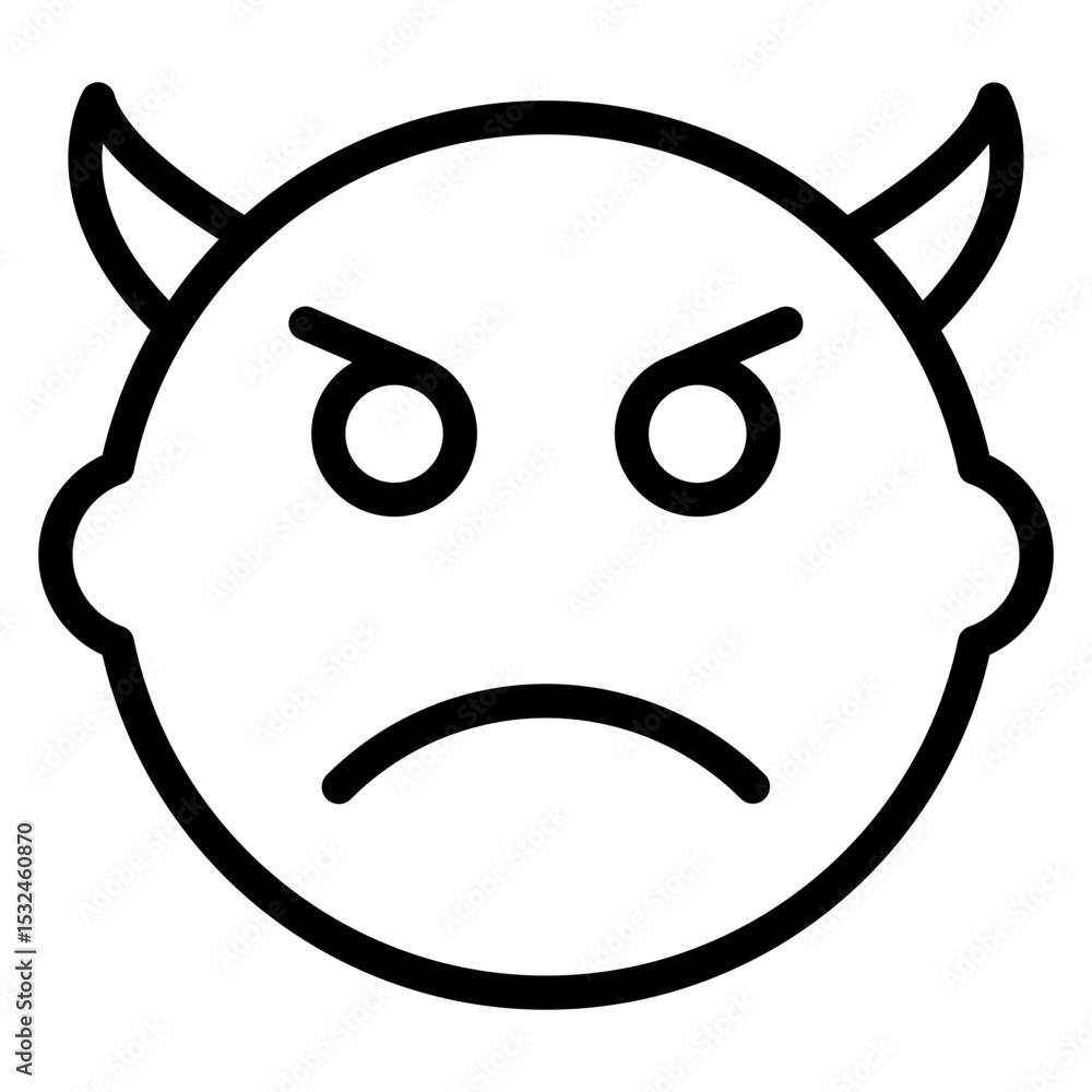 Vector Design Devil Icon Style Vector Design Devil Icon Style