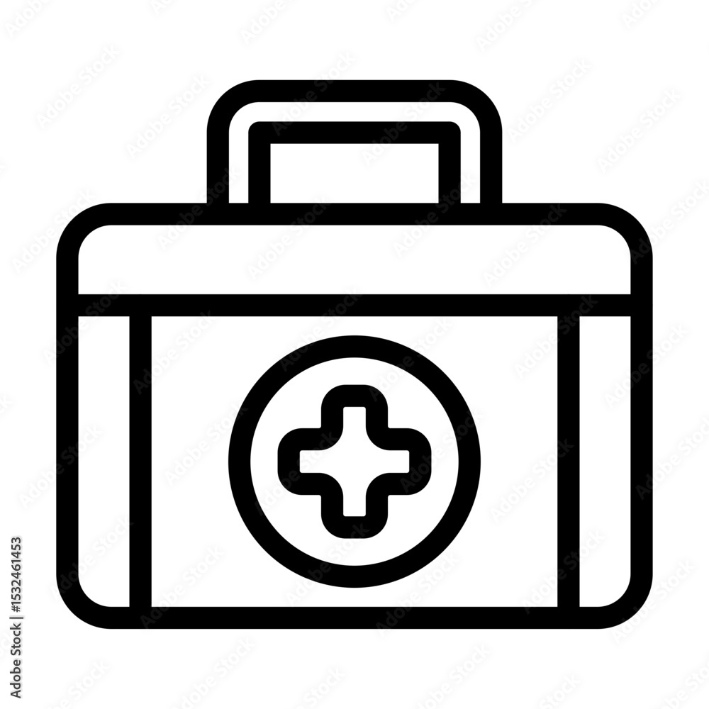 Obraz premium Vector Design First Aid Kit Icon Style