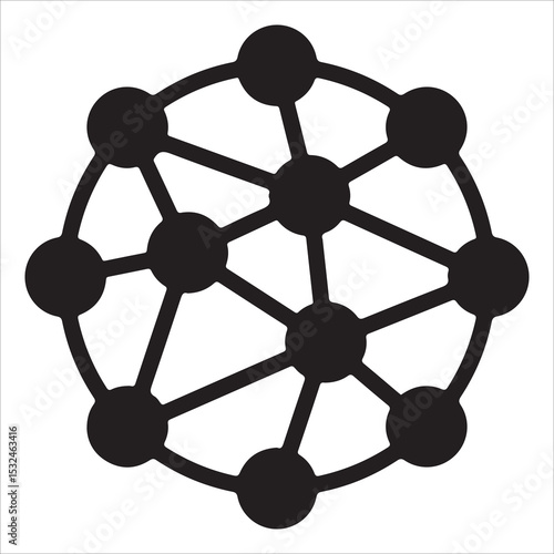 Molecular Tech Icon – Nanotechnology in Engineering and Biology EPS 10