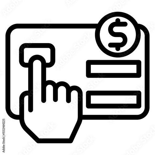 Vector Design Pay Per Click Icon Style