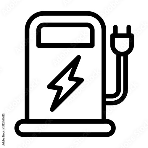 Vector Design Electric Station Icon Style