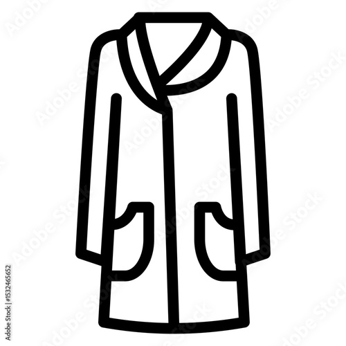 Vector Design Winter Coat Icon Style
