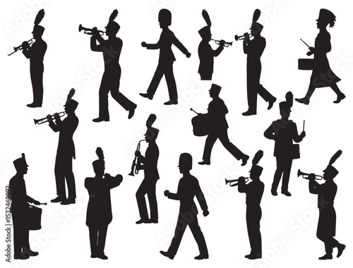 MARCHING BAND SILHOUETTE