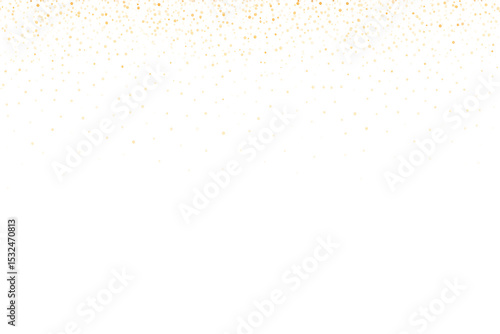 Abstract pattern of many light yellow dots on transparent background.
